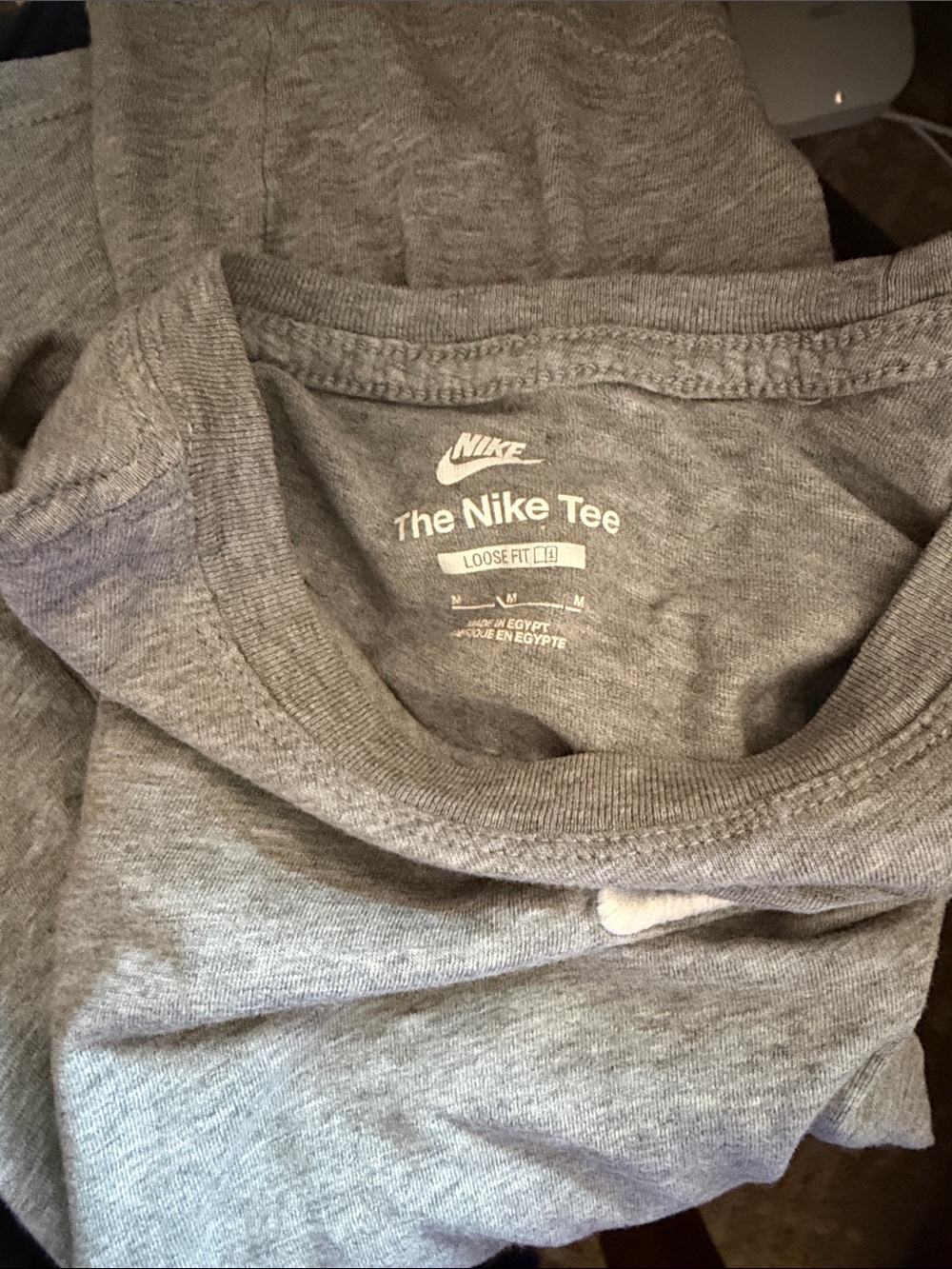 Nike The Nike Tee - Gray Crewneck T-Shirt